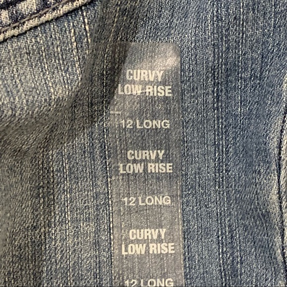 NWT Gap‎ Curvy Low Rise Flared Jeans 12L - Picture 9 of 15